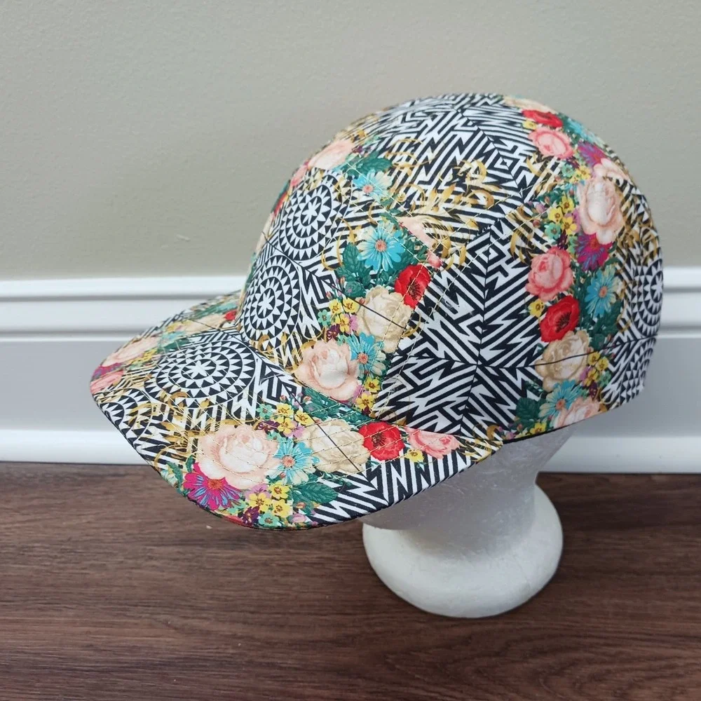 Nicki Minaj Womens Hat Cap Abstract Floral 5-Panel Lightweight‎ Polyester